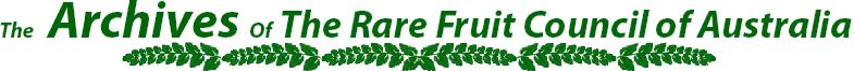 The Archives of the Rare Fruit Council Australia